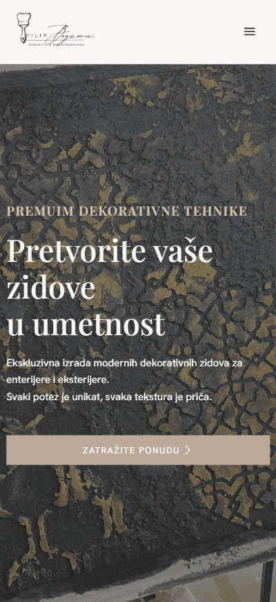 fbwall.art — mobilni prikaz